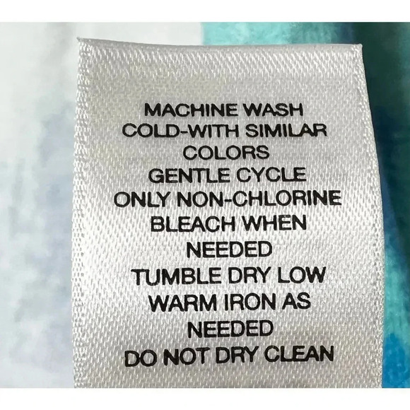 Chico’s watercolor open front Cotton Blend cardigan size 3. - Picture 5 of 7